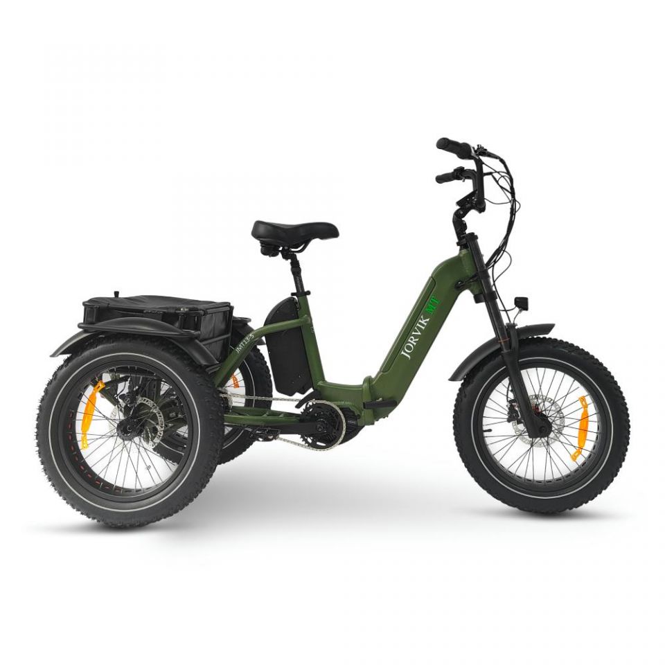 Jorvik Dual Batterie Mittelantrieb Elektrischer Faltberg Trike JMT13 (500w)