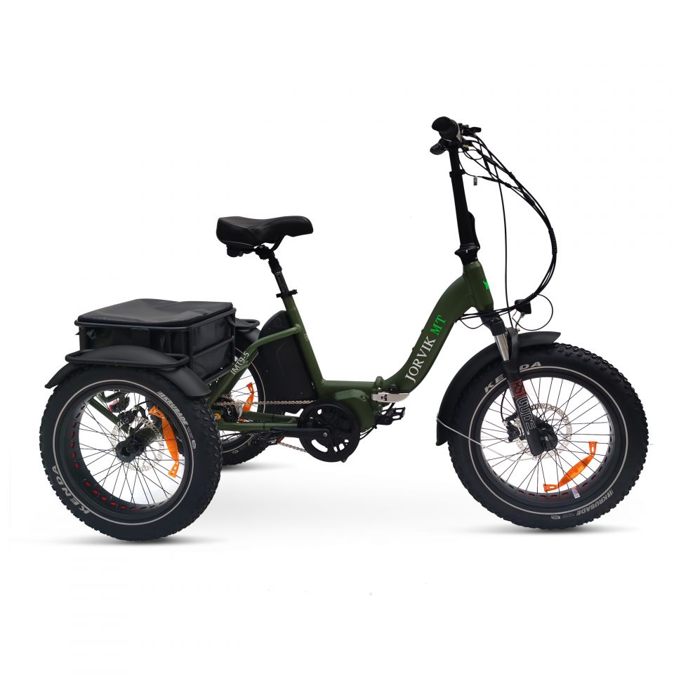 Tricycle tout terrain à pédalier électrique Jorvik pliable JMT9 (500w)