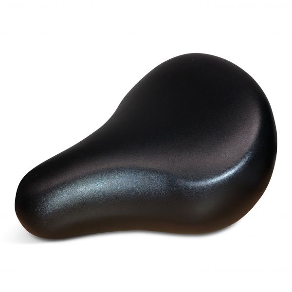 Selle noire extra-large confort ultime pour tricycle